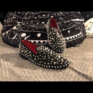 COPY - Cape robbin spiked stud loafers black sz 8…